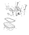 Diagram for Chrysler Sebring Dipstick Tube - 4621500