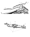 Diagram for 2014 Chrysler Town & Country Windshield Wiper - 5113043AD