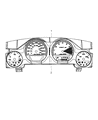 Diagram for Dodge Speedometer - 68239901AB