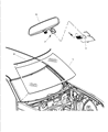 Diagram for 2007 Dodge Magnum Car Mirror - 4806227AC