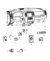 Diagram for 2016 Ram 1500 Ignition Lock Assembly - 68271986AA