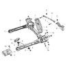Diagram for 2013 Chrysler Town & Country Shock Absorber - 4721663AB