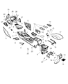 Diagram for 2016 Dodge Dart Center Console Base - 1YZ07DX9AC