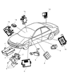 Diagram for 2002 Chrysler Sebring Body Control Module - 4602379AB