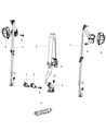 Diagram for 2013 Dodge Durango Seat Belt - 1GE36GT5AC