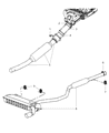 Diagram for Jeep Compass Catalytic Converter - 68066089AB