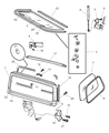 Diagram for Ram Mirror Switch - 55076401