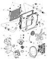 Diagram for Dodge Ram 3500 Thermostat - 5086739AA