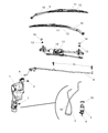 Diagram for 2010 Jeep Compass Windshield Washer Nozzle - 5303833AA