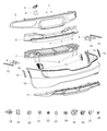 Diagram for 2017 Dodge Viper Grille - 68141068AA