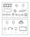 Diagram for Chrysler Town & Country Oil Pump Gasket - 4648938AC