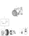 Diagram for 2018 Jeep Cherokee A/C Clutch - 68225277AA