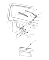 Diagram for 1999 Jeep Cherokee Wiper Motor - 55154944AB