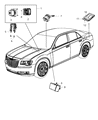 Diagram for Dodge Charger Clock Spring - 1JH93DX9AF