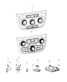 Diagram for Jeep Compass HVAC Control Module - 68455861AB