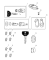 Diagram for 2008 Dodge Ram 3500 Door Lock Cylinder - 5073356AA