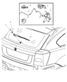 Diagram for 2013 Jeep Patriot Wiper Blade - 68003723AA