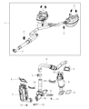 Diagram for 2015 Dodge Journey Exhaust Manifold - 68036154AI