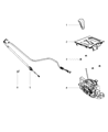 Diagram for Chrysler 300 Automatic Transmission Shifter - 4779653AC