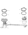Diagram for Chrysler Pacifica Fuel Tank Lock Ring - 4809695AA
