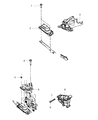 Diagram for 2011 Chrysler Town & Country Engine Mount Bracket - 5184322AE