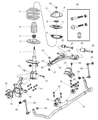 Diagram for Chrysler Pacifica Control Arm - 4743477AE