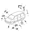 Diagram for Chrysler Voyager Blower Control Switches - 4685797AA