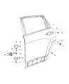 Diagram for Jeep Cherokee Door Check - 68103032AC