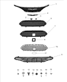 Diagram for 2020 Chrysler Voyager Emblem - 68227453AB