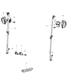 Diagram for Dodge Durango Seat Belt - 5ME39DX9AB