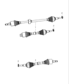 Diagram for Chrysler Sebring Axle Shaft - 5273558AE