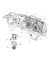 Diagram for 2003 Chrysler Town & Country Cooling Fan Assembly - 4809171AE