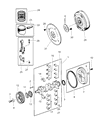 Diagram for Jeep Wrangler Crankshaft Pulley - 33002879AB