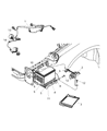 Diagram for Dodge Battery Terminal - 68358319AA