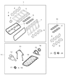 Diagram for Jeep Oil Pan Gasket - 68165605AA
