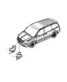 Diagram for 2014 Chrysler Town & Country Horn - 5026976AC