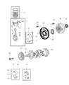 Diagram for Dodge Avenger Crankshaft Thrust Washer Set - 5003962AC