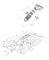 Diagram for Chrysler Voyager Exhaust Pipe - 4682996AC