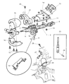 Diagram for 2003 Chrysler Town & Country Steering Shaft - 4680437AB