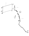 Diagram for Ram 2500 Transmission Oil Cooler Hose - 68359844AD