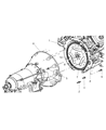 Diagram for Dodge Magnum Transfer Case Cover - 4591910AA