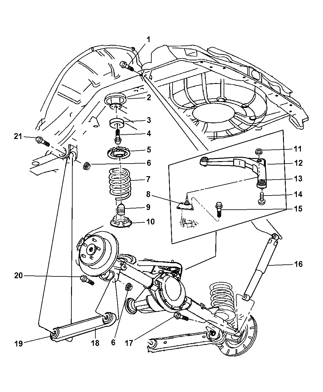 Diagram Shocks 2004 Jeep Grand Cherokee Suspension Diagram F