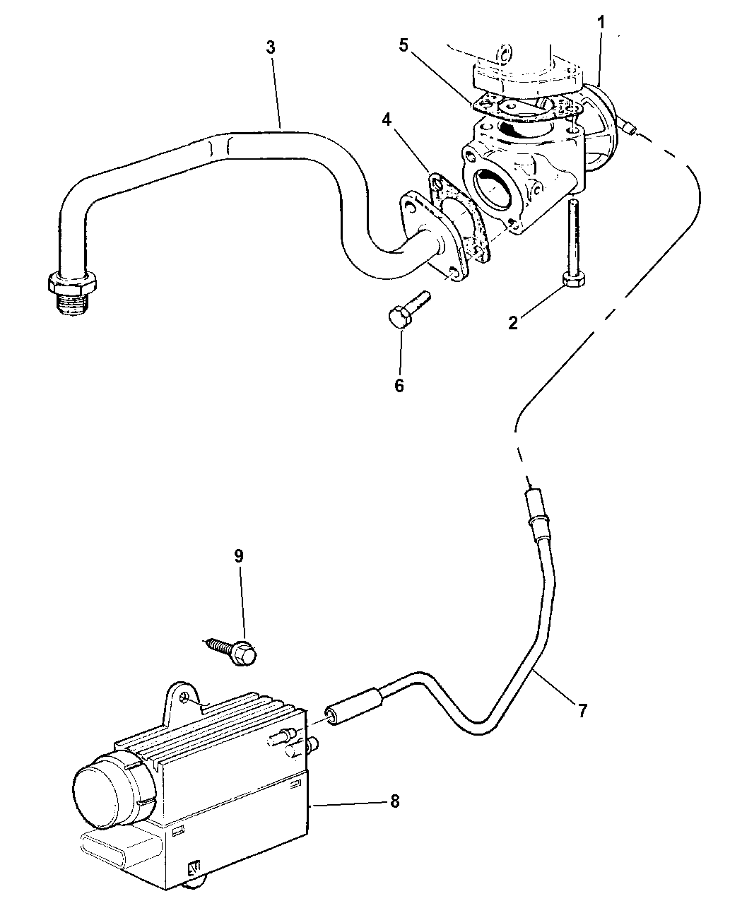 2000 Jeep Cherokee EGR System Mopar Parts Giant