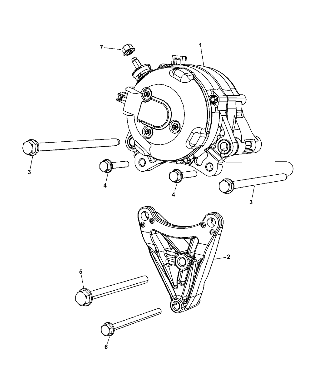 68078950AB - Genuine Mopar ALTERNATO-ENGINE