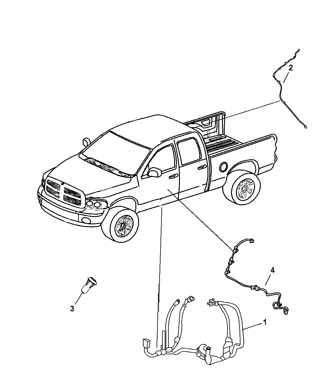 2010 Dodge Ram 2500 Wiring Body - Mopar Parts Giant