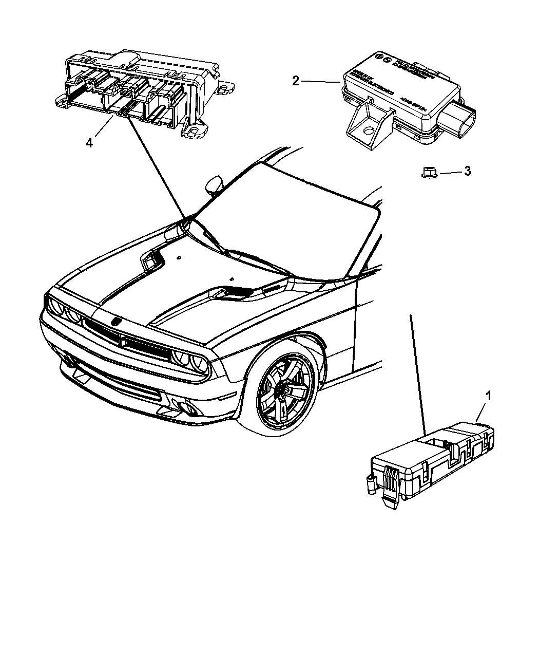 2010 Dodge Challenger Modules - Mopar Parts Giant