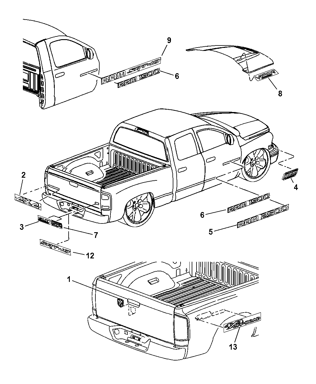 Dodge ram электрическая схема