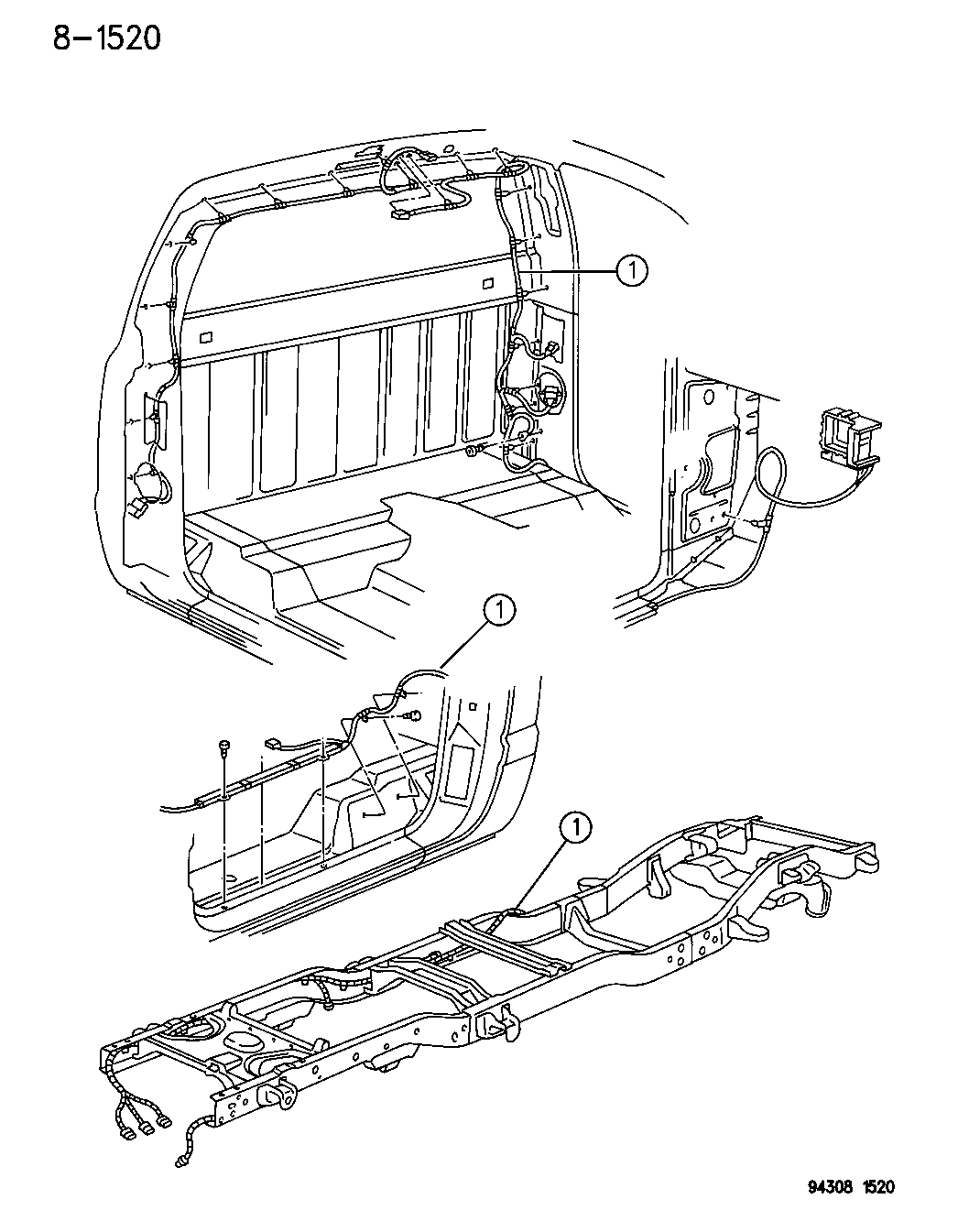 1996 Dodge Ram 1500 Wiring - Body & Accessories