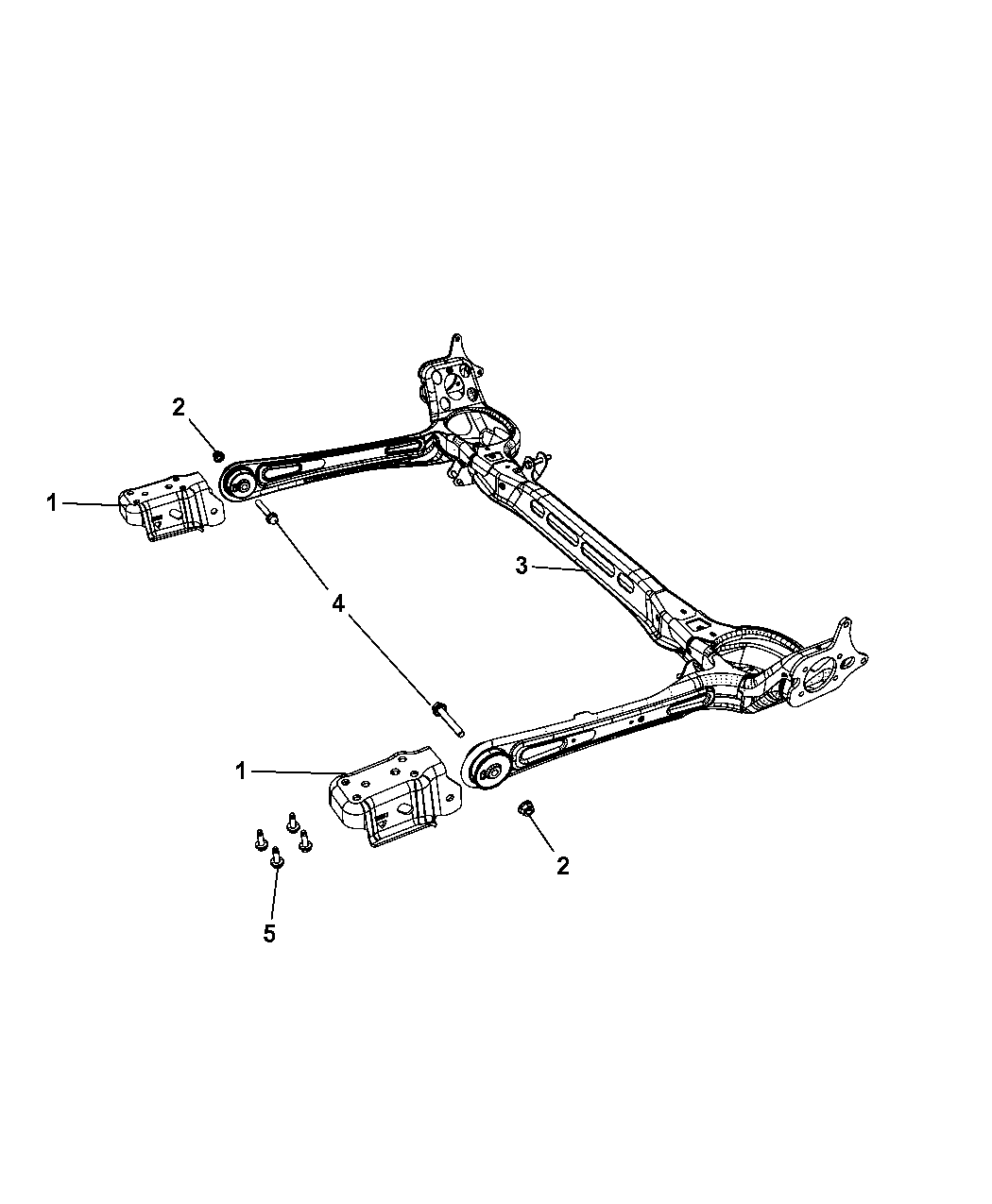 Dodge 9.25'' Rear Axle Diagram