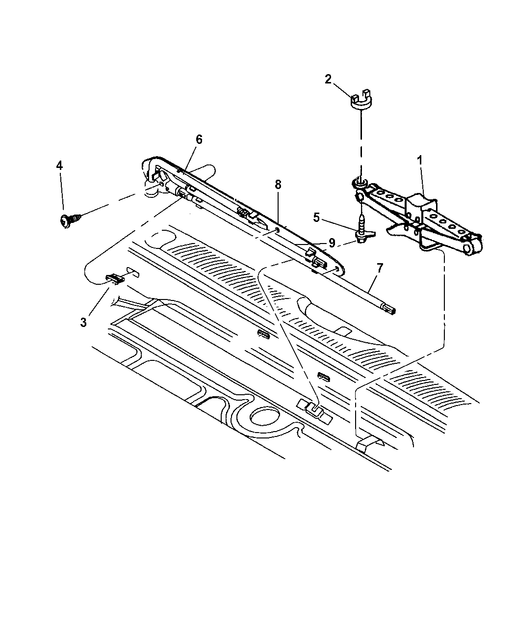 2001 Dodge Durango Jack & Storage - Mopar Parts Giant